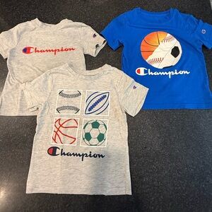 Champion 4T Sports Tees - Blue and Gray